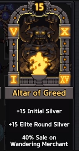 altar of greed