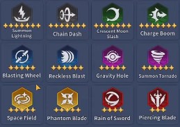 blade idle skills