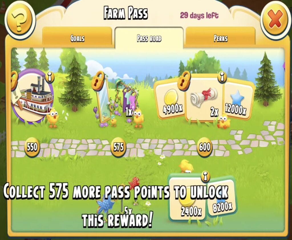 Farmpass in hayday