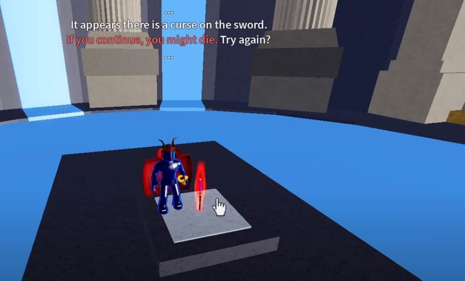 yama cursed katana